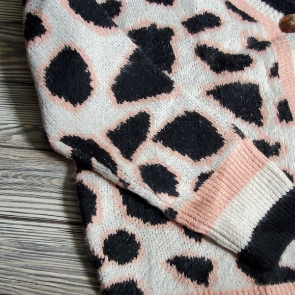 MELODY Leopard Sweater Cardigan - Picture 7 of 7